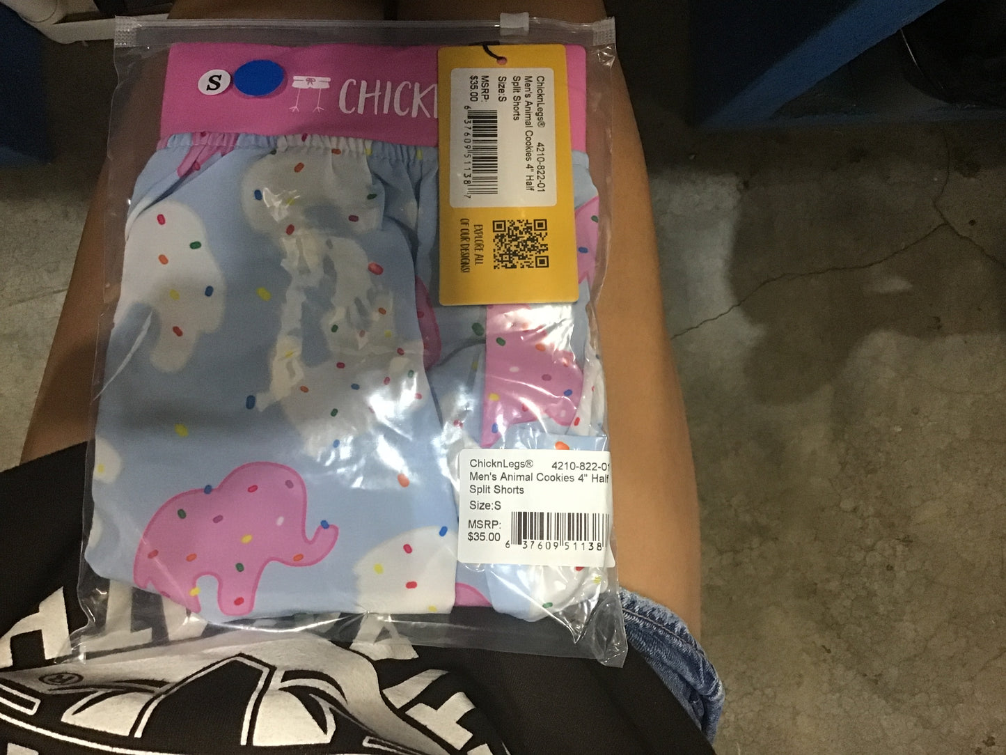 Chickn legs split shorts (Womens)