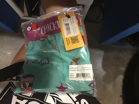 Chickn Legs split shorts (Womens)