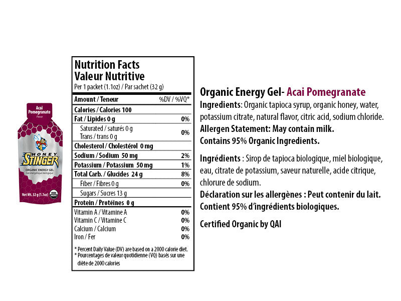 Honey Stinger Organic Energy Gel