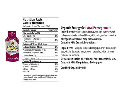 Honey Stinger Organic Energy Gel