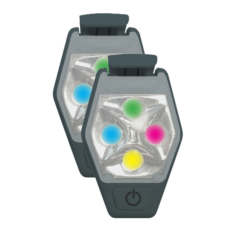 AMPHIPOD ULTRA-STROBE™ LED CLIP LIGHT 2-PACK