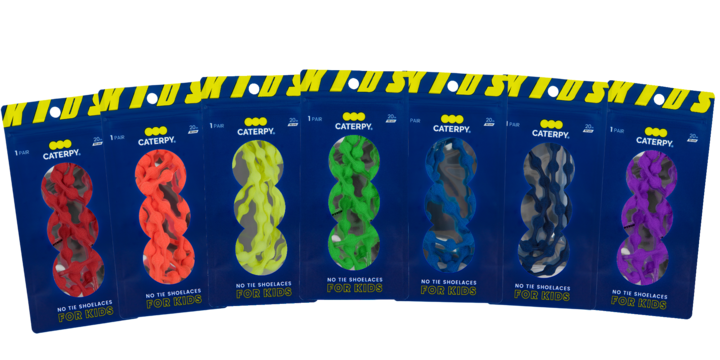CATERPY RUN - NO TIE SHOELACES