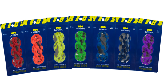 CATERPY RUN - NO TIE SHOELACES